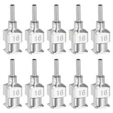 10 Pcs 16G 0.26 Inch Bent Blunt Tip Dispensing Needle for Refilling Liquid