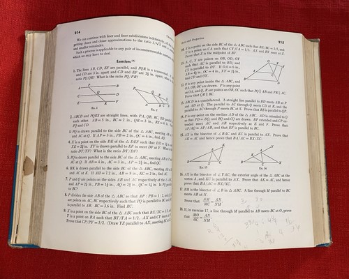 A Course in Geometry Plane and Solid Weeks Adkins Ginn 1961 1st ed - Imagen 10 de 15