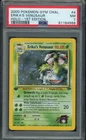 ERIKA'S VENUSAUR Pokemon Gym Challenge 1st Edition Holo #4 - PSA 7