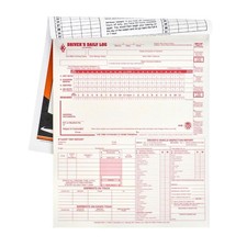 5-in-1 Driver Daily Log 10-pk., DVIR, Daily Recap, Shipment Records, Trip Report