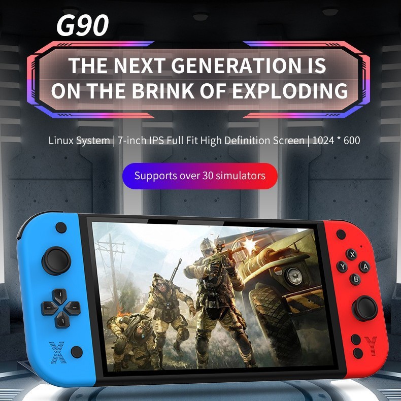 7-inch Full HD IPS Screen Linux Retro Handheld TV Video Game