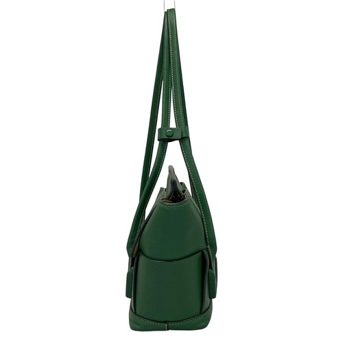 Auth BOTTEGA VENETA Medium The Arco - Green Leather B08783391M Shoulder Bag - Picture 4 of 20