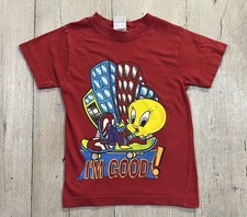 Vintage Looney Tunes Tweety Bird I  m Good Kids Size M 8-10