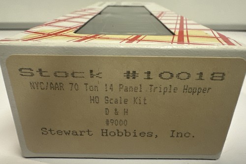 Stewart Hobbies HO Scale D&H Delaware & Hudson 3 Bay 70 Ton Hopper Car Kit #9000 - Bild 4 von 4