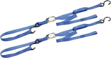 Blue Integra Tie-Downs Pair 69"x1" - 1200lbs, Cam Buckle w/soft-loop 49380-12