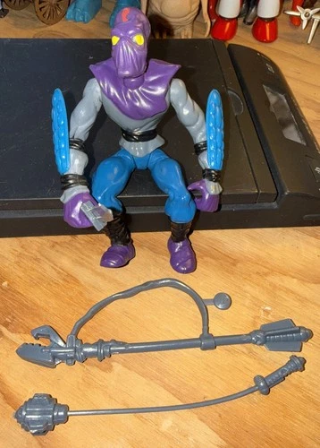 Vintage Playmates Toys TMNT 1988 Foot Soldier 4 in Action Figure Near Complete