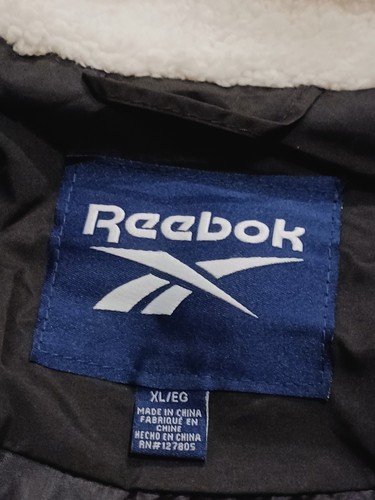 Reebok Women's Size Extra Large XL NWT Black Sherpa Hooded Puffer Jacket - Picture 13 of 13