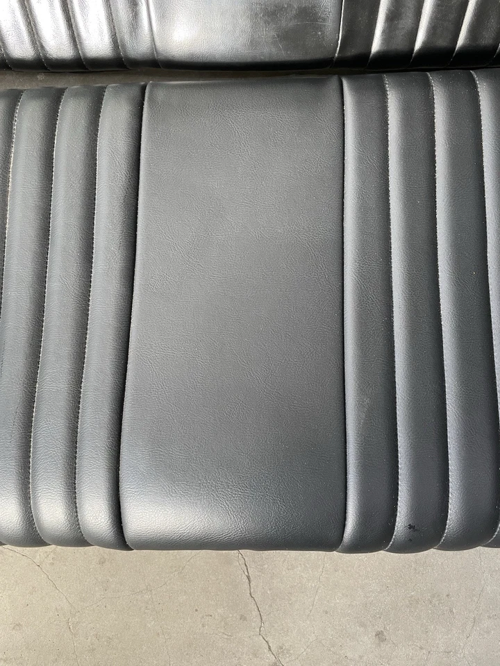 72 73 74 75 76 77 78 Fiat 124 Spider Asiento Trasero Cojines Traseros Negro Foto 3 de 4