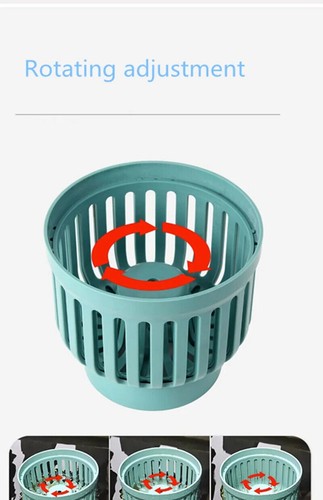 POND ABS OUTFLOW STRAINER 50 75 90 110mm, WEIR FILTER POND SKIMMER PIPE KOI UK - Picture 5 of 8
