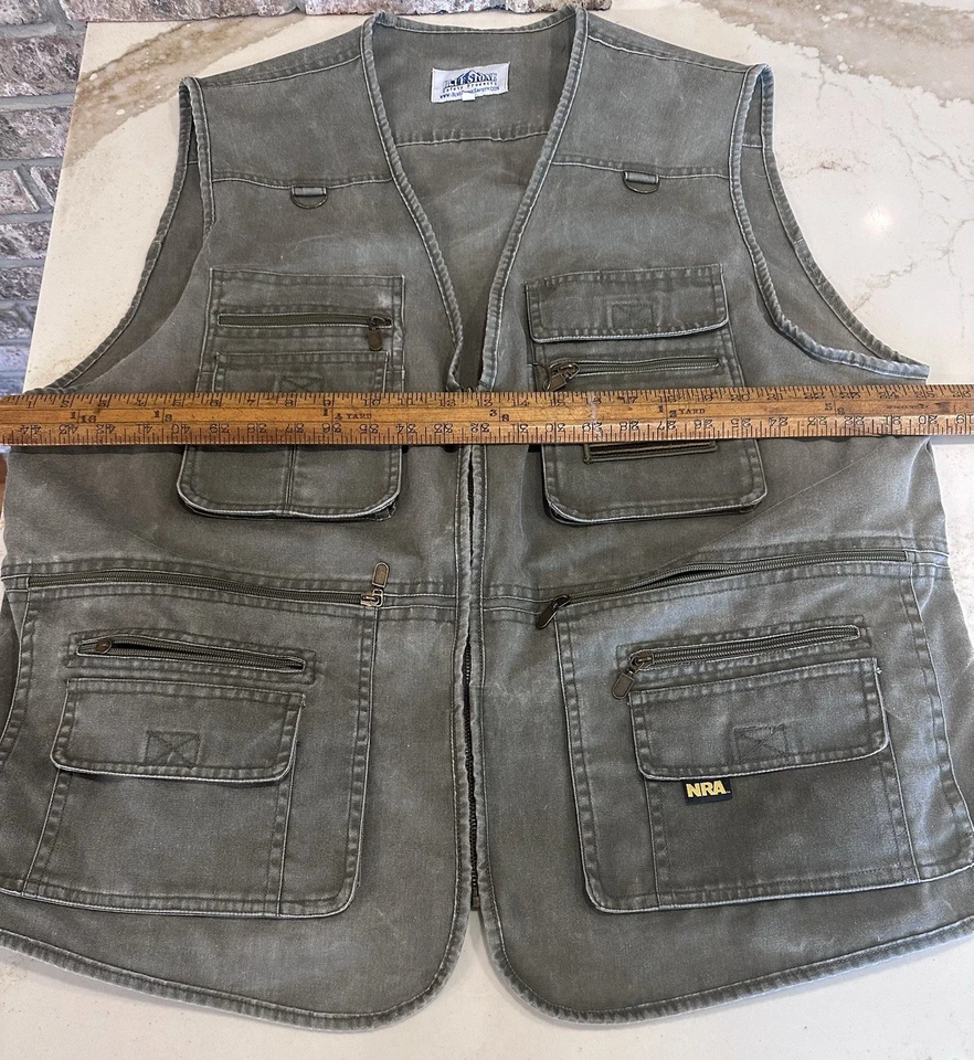 Blue Stone Tactical Reactor Zip Conceal Carry Hunting Pockets Safety Vest 2XL - Image 4 of 4