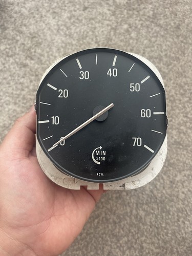 Genuine Ford Mk2 Escort Early White Needle Rev Counter Mexico RS1800 RS2000
