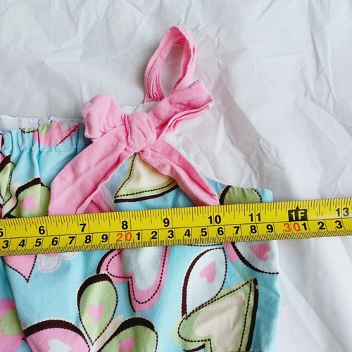 Bonnie Jean Sun Dress Girl's Size 5 Pink and Blue Floral Butterfly Bow - Picture 6 of 6
