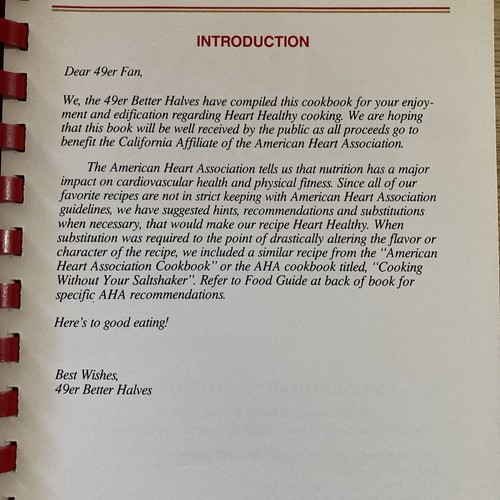 49er Fixens Recipe Cookbook San Francisco 49er NFL Football Rare First Edition - Picture 6 of 15