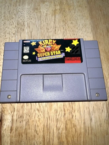 Kirby Super Star (SNES, 1996) Authentic Game Cartridge Only Tested & Working