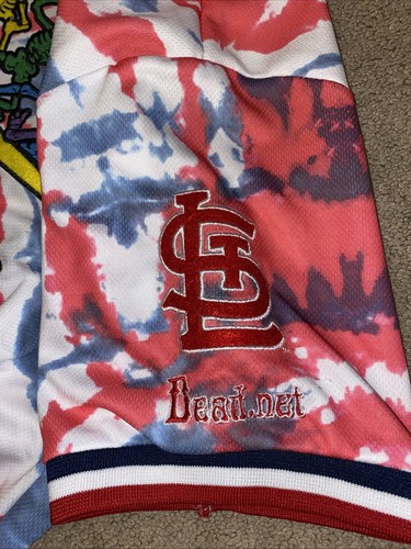 Grateful Dead Mens Shirt St. Louis Cardinals Stitched Giveaway Jersey Medium - Picture 4 of 9