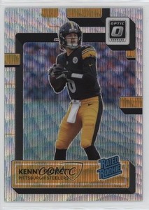 2022 Panini Donruss Optic Rated Wave Prizm /300 Kenny Pickett #201 Rookie RC