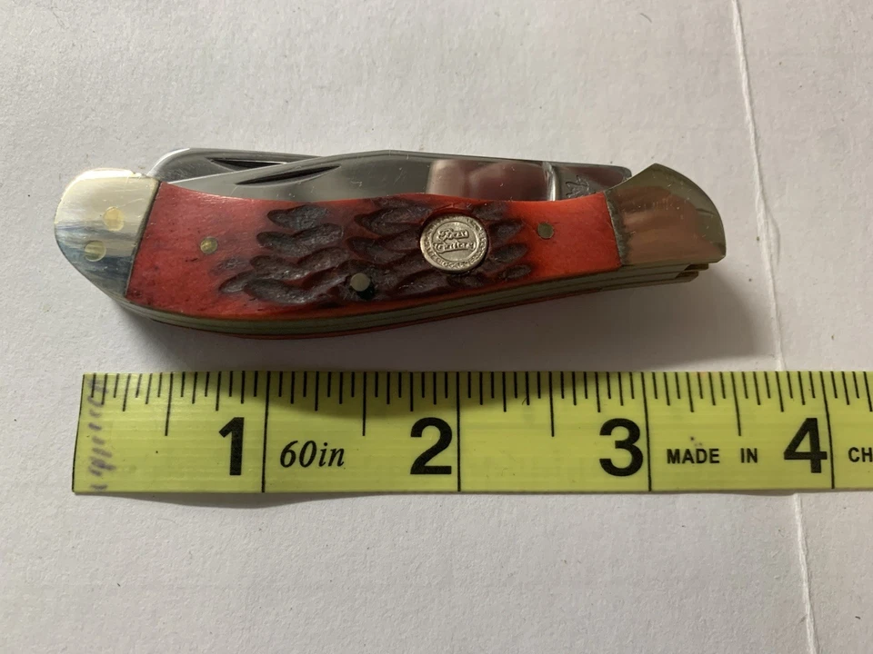Beautiful Trapper Pocket Knife With Shield  - Image 4 of 4