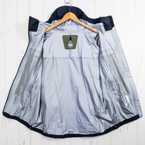 Men's L Green Millet (Millet) Tiffon 50000 Stretch Jacket TYPHON ST Used 2NDG-0 - Picture 3 of 10