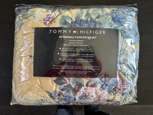 Tommy Hilfiger 3PC King Comforter Set Multi Color Floral Design NWT - Picture 4 of 8