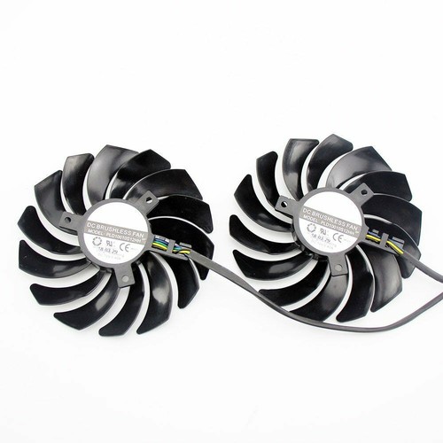 Para wentylatorów wentylator chłodzący do MSI RX 470 480 570 580 GTX1080Ti 4PIN PLD10010S12HHH - Zdjęcie 5 z 12