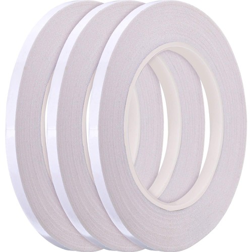Hotop 3 Rolls 1/4 Inch Quilting Sewing Tape Wash Away Double Sided Fabric - Picture 1 of 6