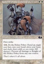 Knight of the Hokey Pokey - Unglued # MTG Magic The Gathering