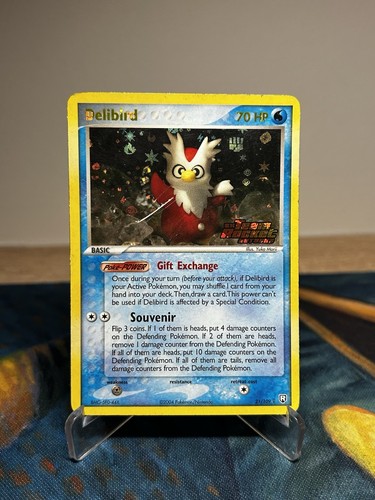 Delibird 21/109 Ex Team Rocket Returns Stamped Reverse Holo Rare Pokemon Scratch