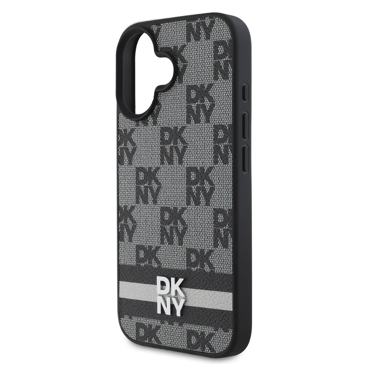 Coque iPhone 16 DKNY Motif Damier Protection Antichoc Rigide
