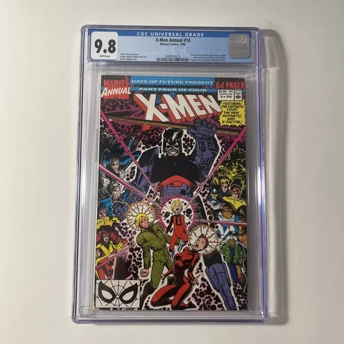 X-MEN ANNUAL #14 (Marvel, 1990) CGC Graded 9.8 ~ GAMBIT ~ White Pages