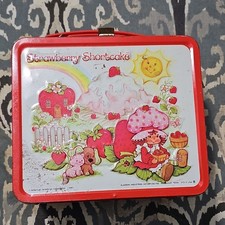 Aladdin Industries Strawberry Shortcake Metal Lunchbox 1980 Vintage Collector's