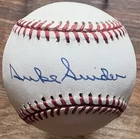 *A Beauty!* DUKE SNIDER Signed/Auto BASEBALL! *MLB Alumni COA* HOF/Dodgers