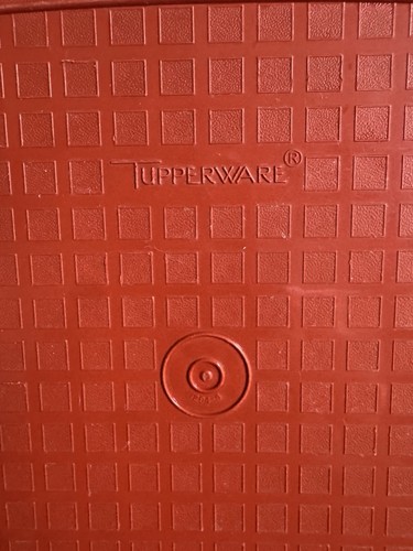Vintage Tupperware Season Serve Meat Tray Marinade Container #1294 Large Paprika - Picture 5 of 5
