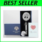 Elegant Thank You Wind Chimes with Tree of Life Spinner – Perfect Gratitude Gift