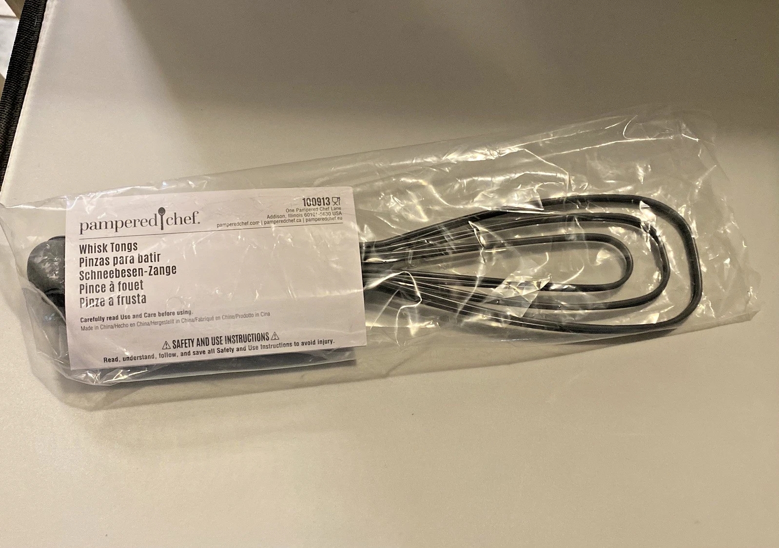 Pampered Chef Whisk Tongs 100913 NEW IN BOX