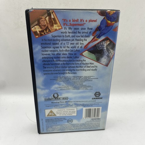 Superman IV 4 The Quest For Peace VHS 1988 PAL - Picture 2 of 7