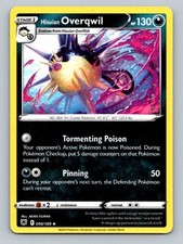 Pokemon Hisuian Overqwil (90) SWSH10: Astral Radiance 090/189 Near Mint NM