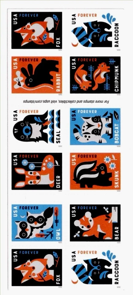 US Postage Stamp $200+Under Face Val 2024 Wildlife,cat,dog,Bird,China Lunar Year - Image 3 of 4