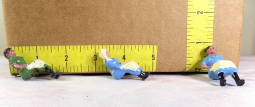 Vintage Cast Lead 3 Sitting Ladies - Picture 4 of 4