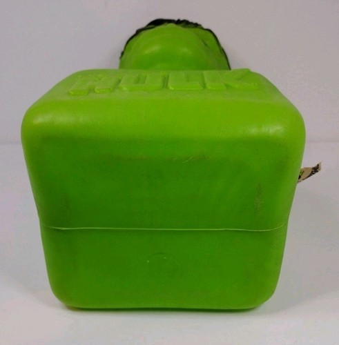 Vintage 1978 Marvel The Incredible Hulk Blowmold Coin Bank 15" - Picture 5 of 9
