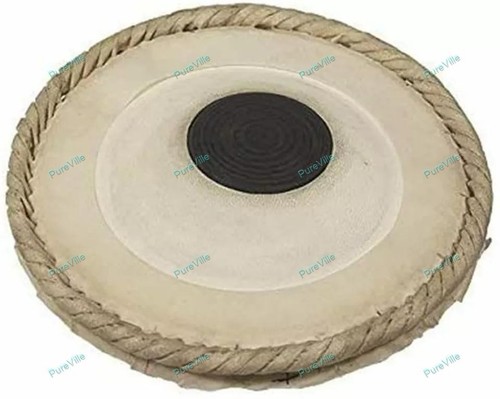 Professional Deluxe Quality Tabla Goatskin Dayan Gajra Right Head Skin - Picture 43 of 215