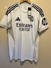 Real Madrid Adidas Home 25/26 Size Large BNWT - JJ1931 (Mbappe #10)