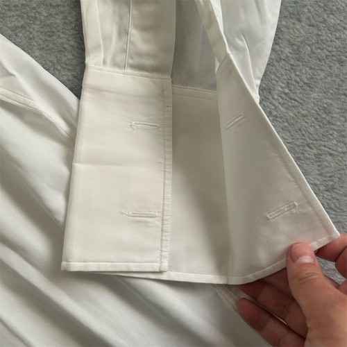 Polo Ralph Lauren Dress Shirt Men's White French Cuff Long Sleeve Size 17.5 - 34 - Picture 6 of 9