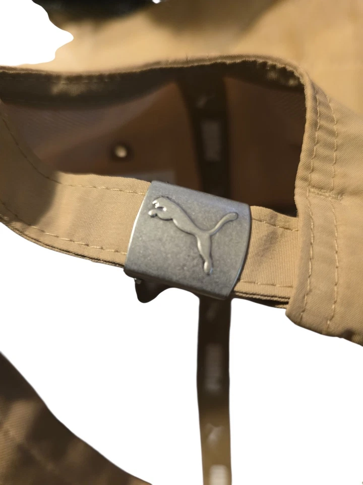 PUMA Beige Womens Baseball Cap Cat Logo Adjustable Strap ONE SIZE - Image 4 of 4