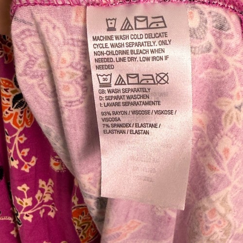 Belle Boho Kim Kies Blumen Langarm Tunika Top Plus Gr. 5X srtsy Stretch - Bild 5 von 9