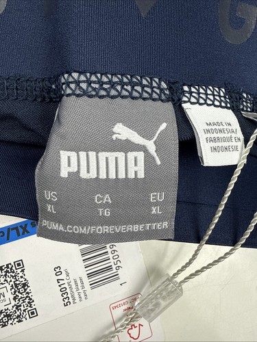 Puma Golf Crop Pants Womens M Powershape Navy Blue Stretch UPF 50+ 533017 01 NWT - Picture 7 of 7