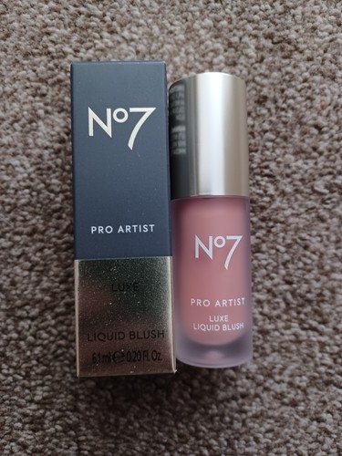Boots No7 Pro Artist Luxe Liquid Blush Coral Blush Shade 6ml Brand New