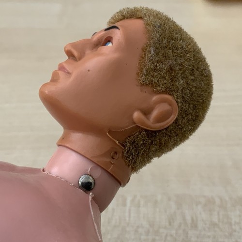 Bambola action man vintage Palitoy occhi d'aquila capelli biondi anni 70 VAM - Foto 8 di 13