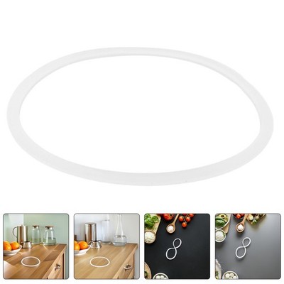 4 Pcs Silicone Sealing Bento Container Gasket High Temperature