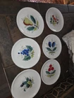 Vintage White Milk Glass Beaded Edge Fruit Salad Plates Your Choice