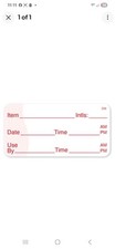 Daymark Shelf Life Label,Red,PK500 110105 Daymark 110105 083491101050 Paper Red